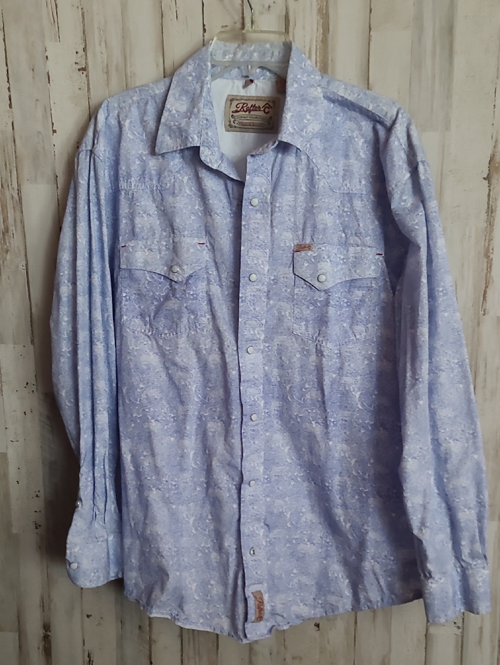 Casual Light Blue Long-Sleeve Button-Down Shirt by Riptide Co.
